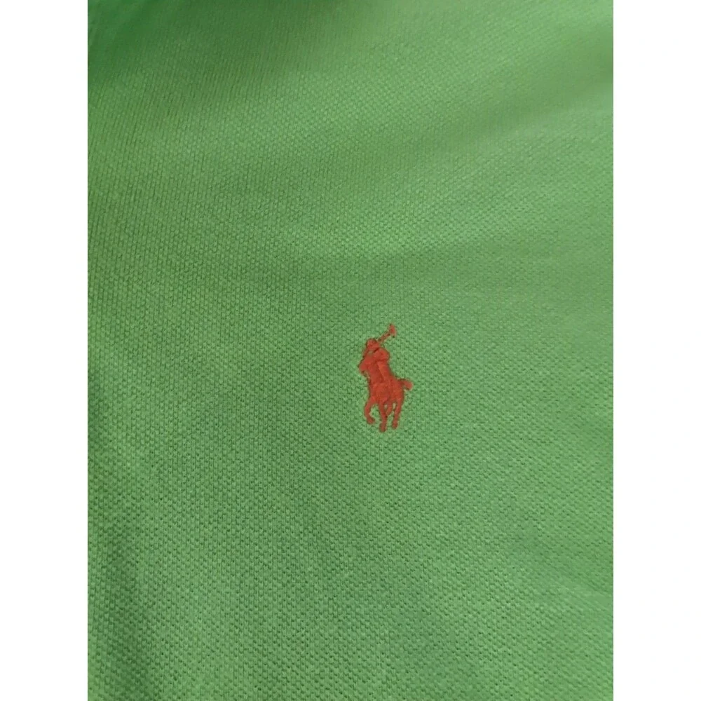 POLO RALPH LAUREN SHIRT SIZE YOUTH XL LIME W/PONY LOGO  EUC
